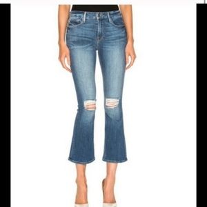 FRAME le crop mini boot jeans